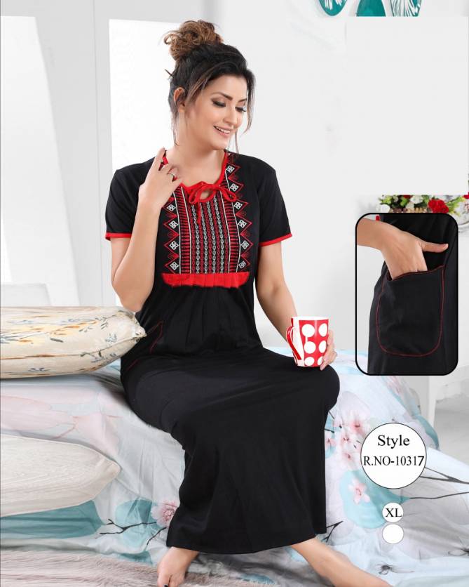 Nighty Plain 210 Latest fancy Designer Western Night suits Collection